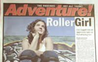 Rollergirl in print